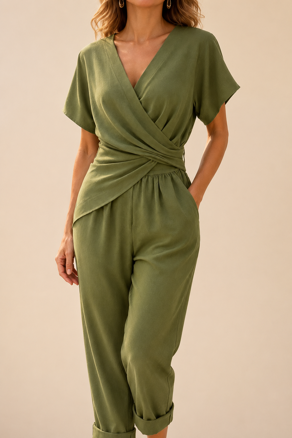 Vieno | Conjunto transpassado elegante