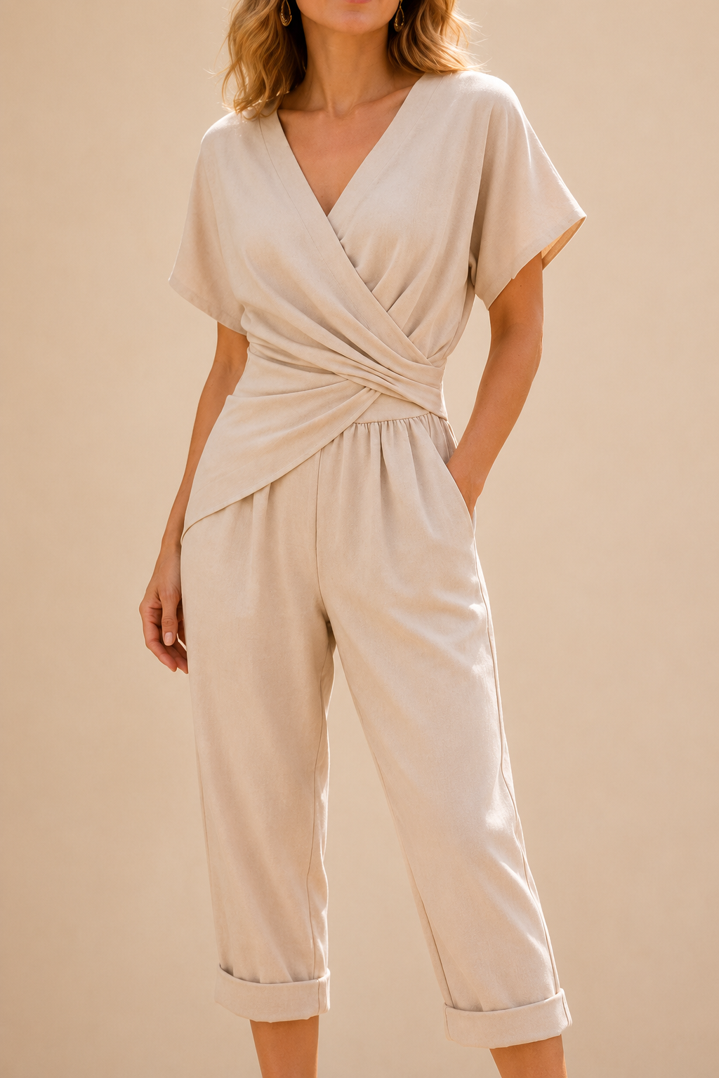 Vieno | Conjunto transpassado elegante