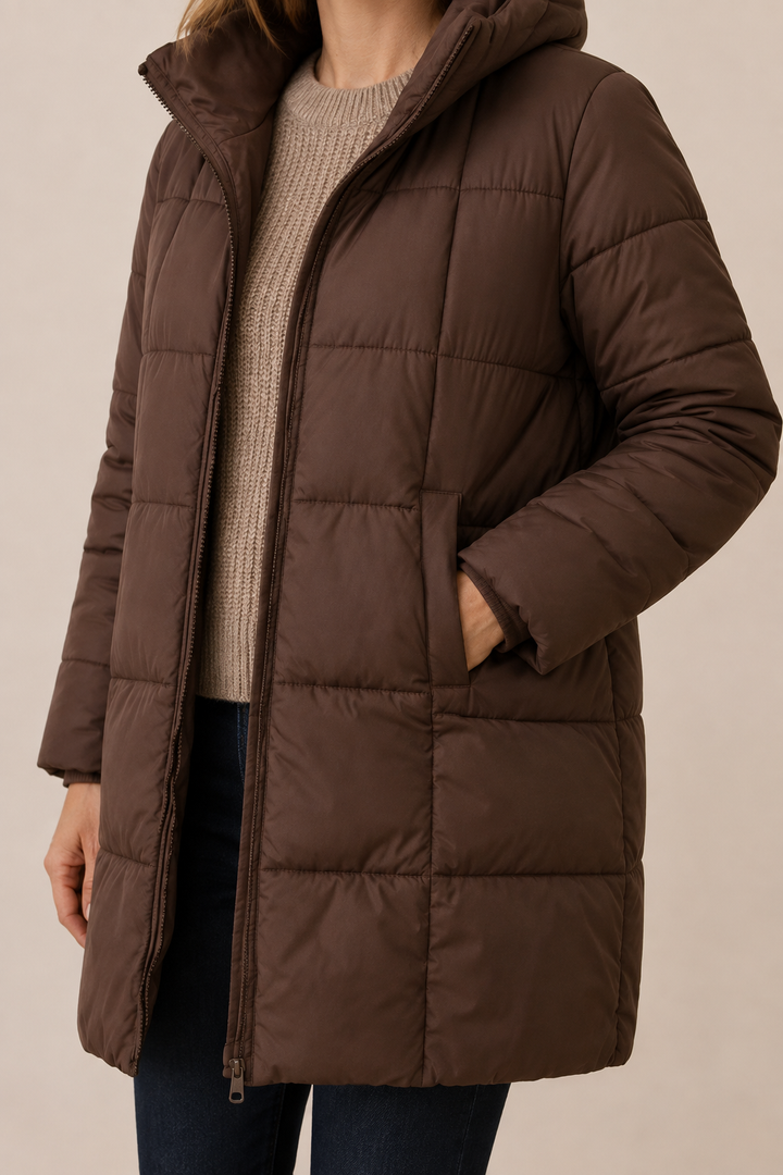 Rouna | Hupullinen toppatakki