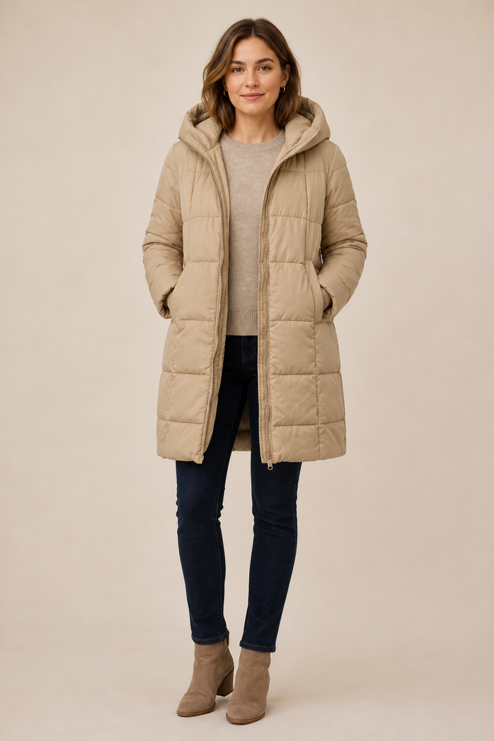 Rouna | Hupullinen toppatakki