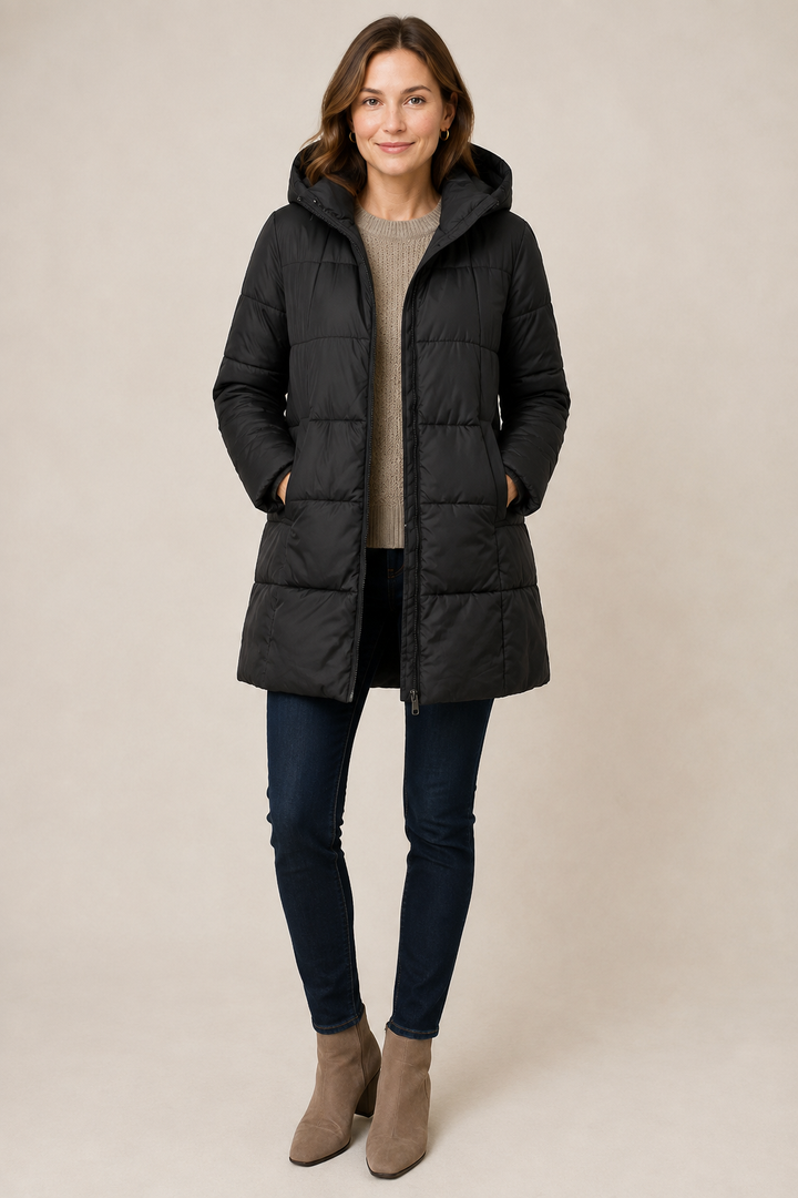 Rouna | Hupullinen toppatakki