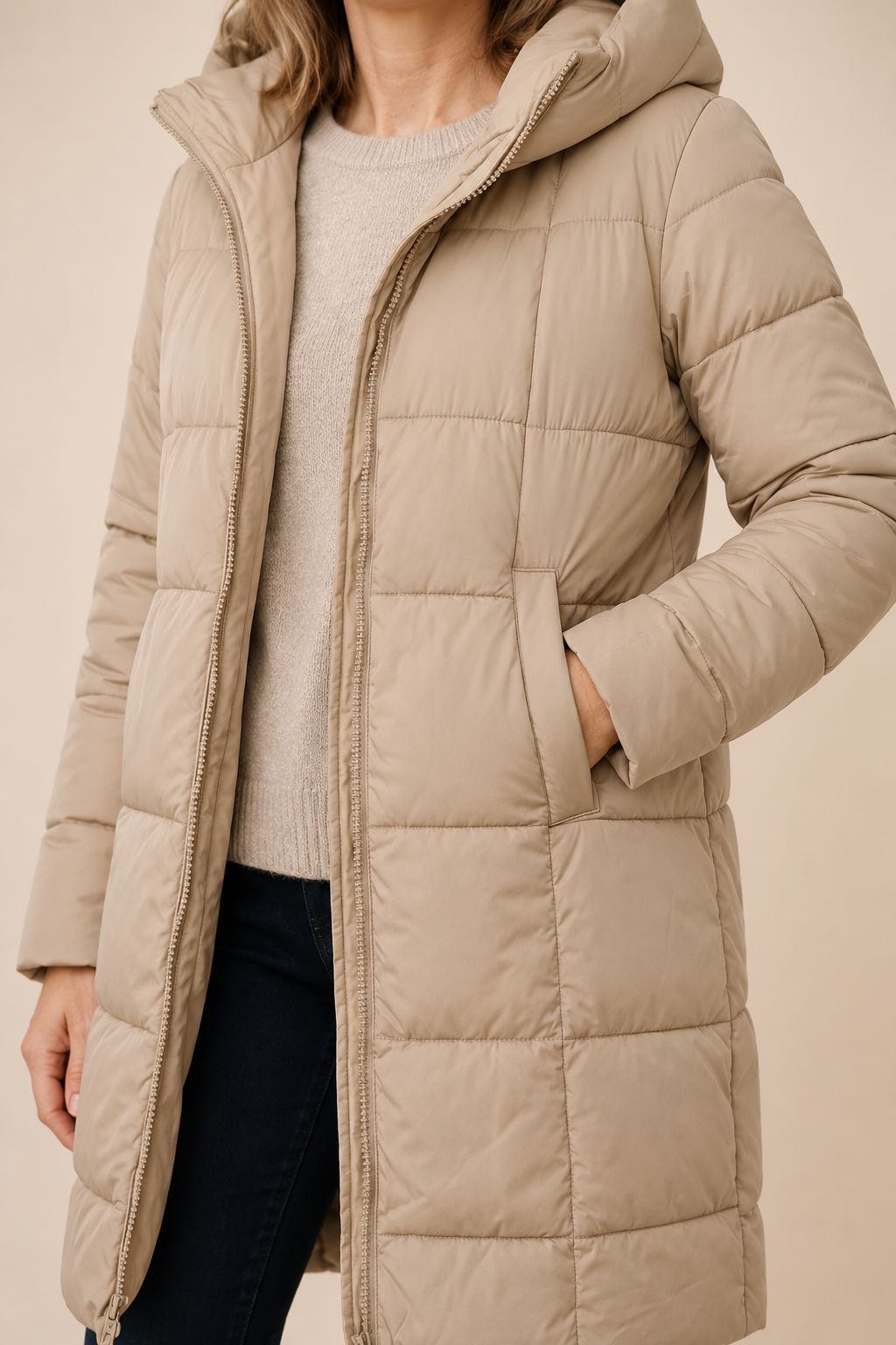 Rouna | Hupullinen toppatakki