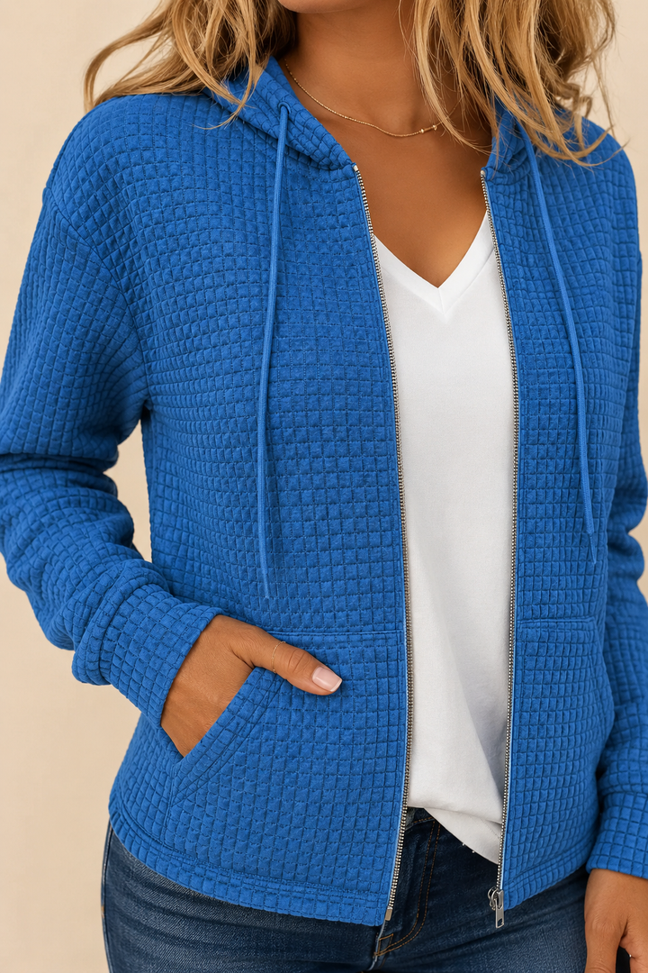 Selma | Hupullinen vetoketjutakki