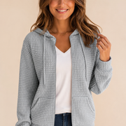 Selma | Hupullinen vetoketjutakki