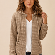 Selma | Hupullinen vetoketjutakki