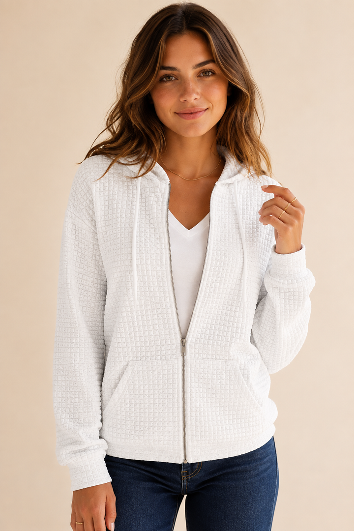 Selma | Hupullinen vetoketjutakki