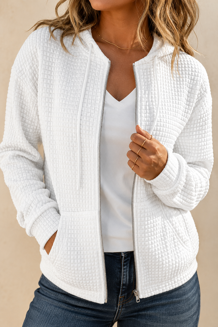 Selma | Hupullinen vetoketjutakki