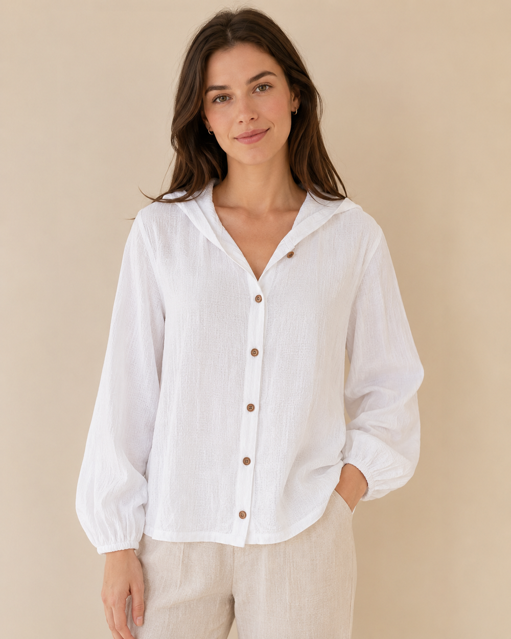 Blusa Eevi — Blusa com capuz