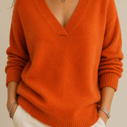 Sienna | Elegantti V-pääntieneule