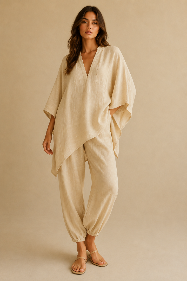 Louna | rento pellavatyylinen setti