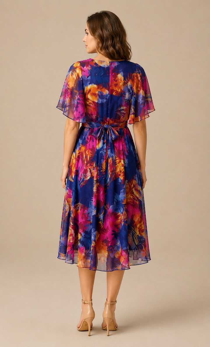 Raisa | Vestido midi estampado
