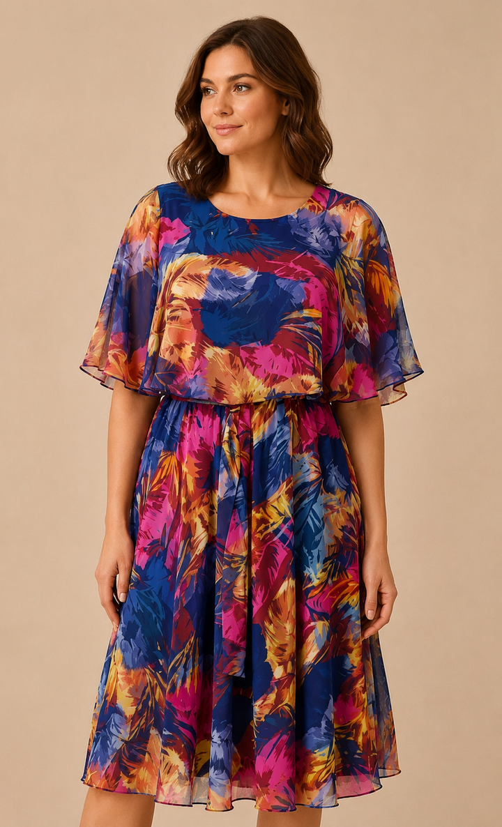 Raisa | Vestido midi estampado