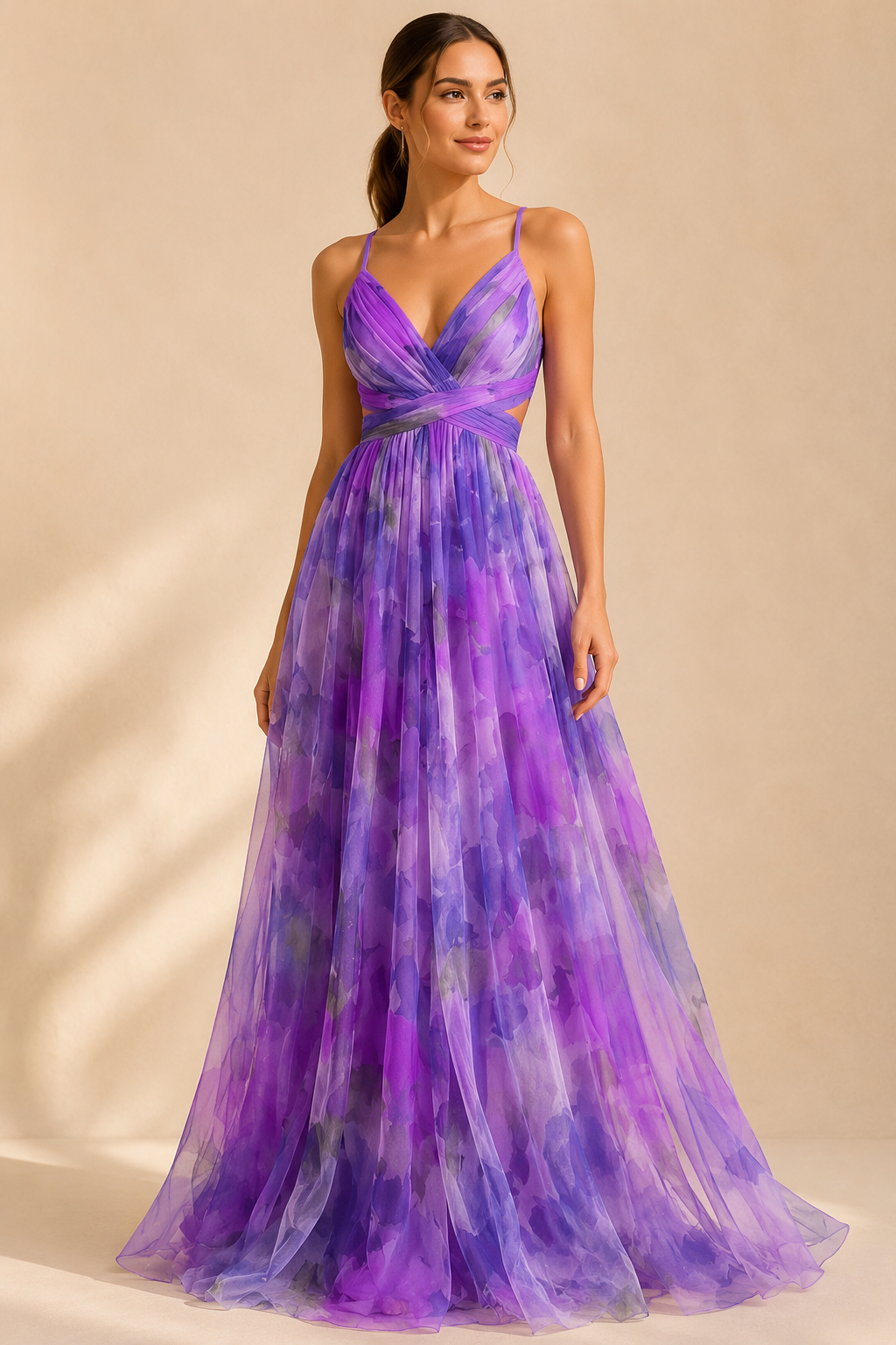 Minea | Vestido longo fluido com alças