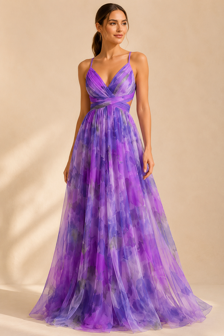 Minea | Vestido longo fluido com alças
