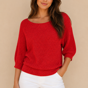 Hilla | beige neulepusero
