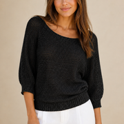 Hilla | beige neulepusero