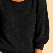 Hilla | beige neulepusero