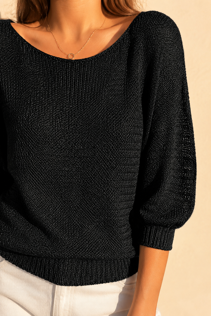 Hilla | beige neulepusero