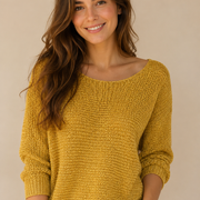 Hilla | beige neulepusero