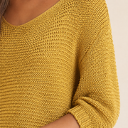 Hilla | beige neulepusero