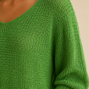 Hilla | beige neulepusero
