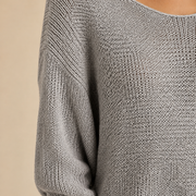 Hilla | beige neulepusero