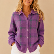 Victoria™ | elegantti ruudullinen neulepusero