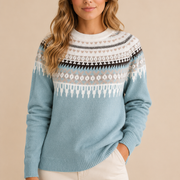 Alvea™ Gemma Jersey de Cuello Redondo Texturizado