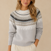 Alvea™ Gemma Jersey de Cuello Redondo Texturizado