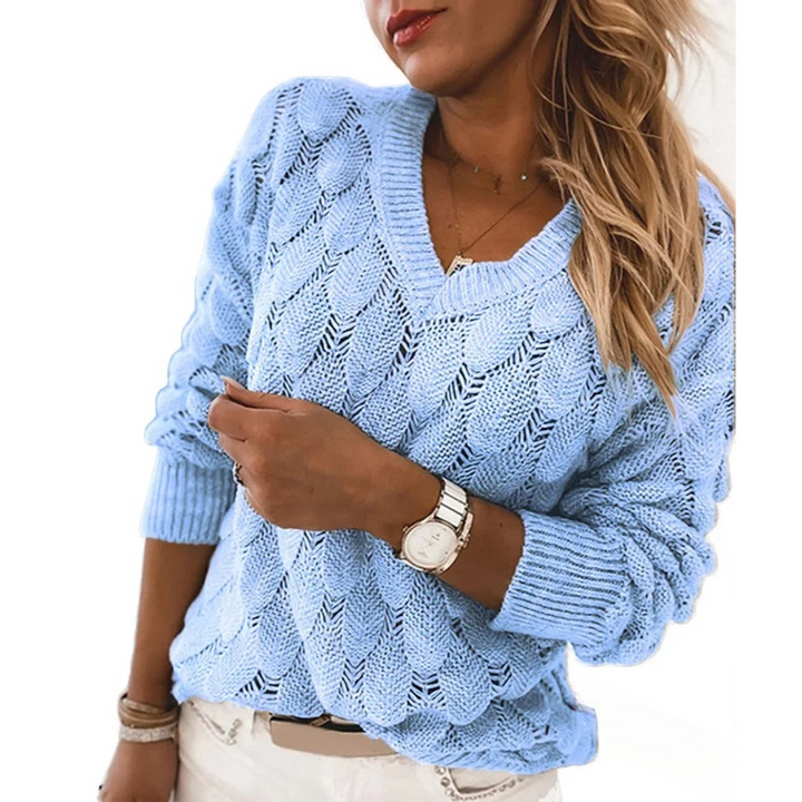 Lena | Pullover con scollatura a V