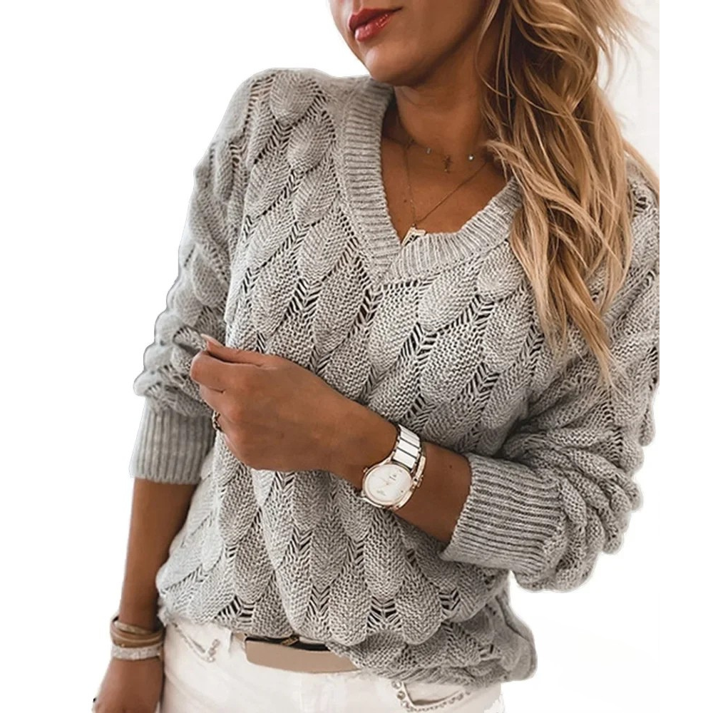 Lena | Pullover con scollatura a V