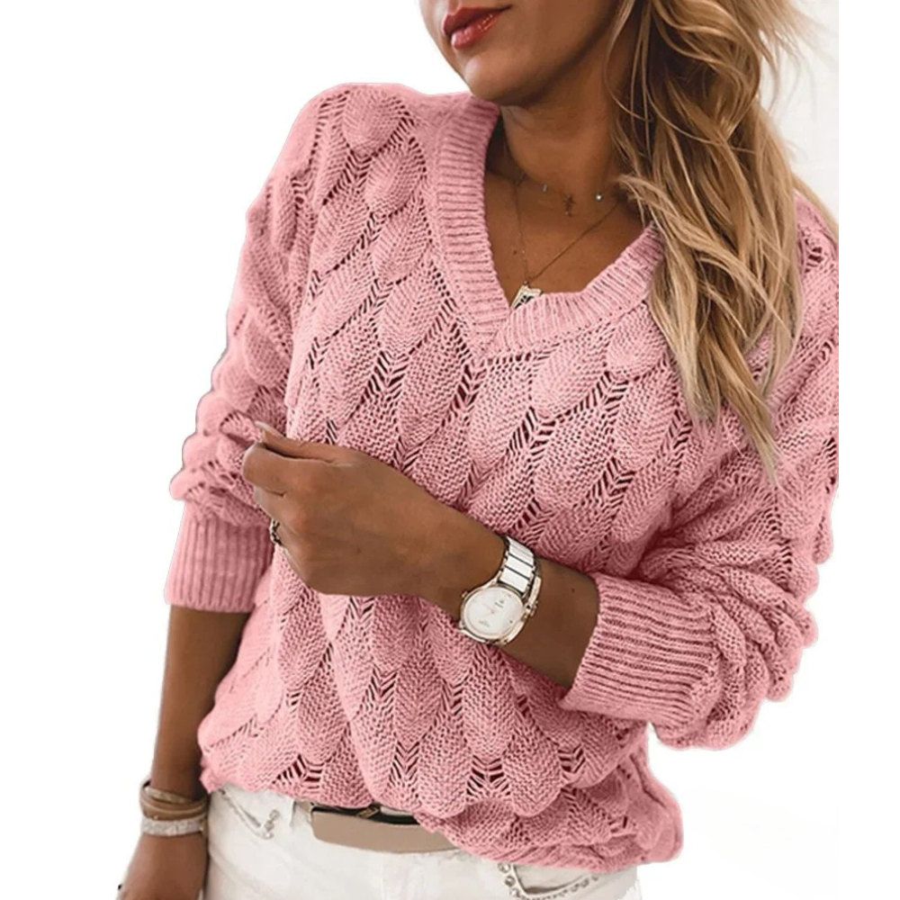 Lena | Pullover con scollatura a V