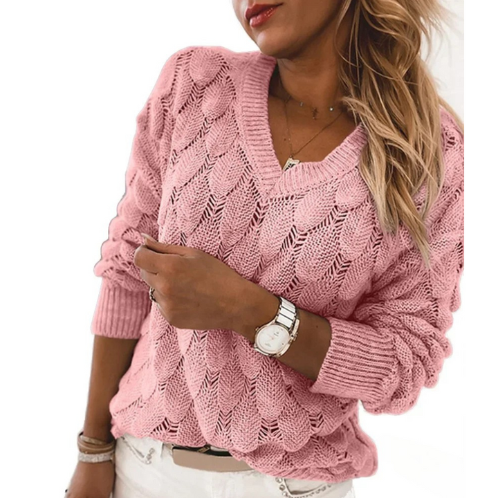 Lena | Pullover con scollatura a V