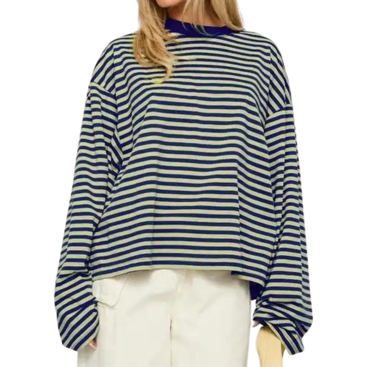 Elena | Värilohko Raita Rentosweatshirt