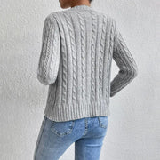 Milena | Cardigan corto in maglia a treccia