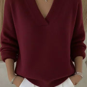 Vivelle | Relaxed V-Neck Sweater