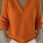 Vivelle | Relaxed V-Neck Sweater