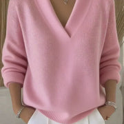 Vivelle | Relaxed V-Neck Sweater