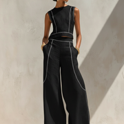 Harper | Linen Contrast Set