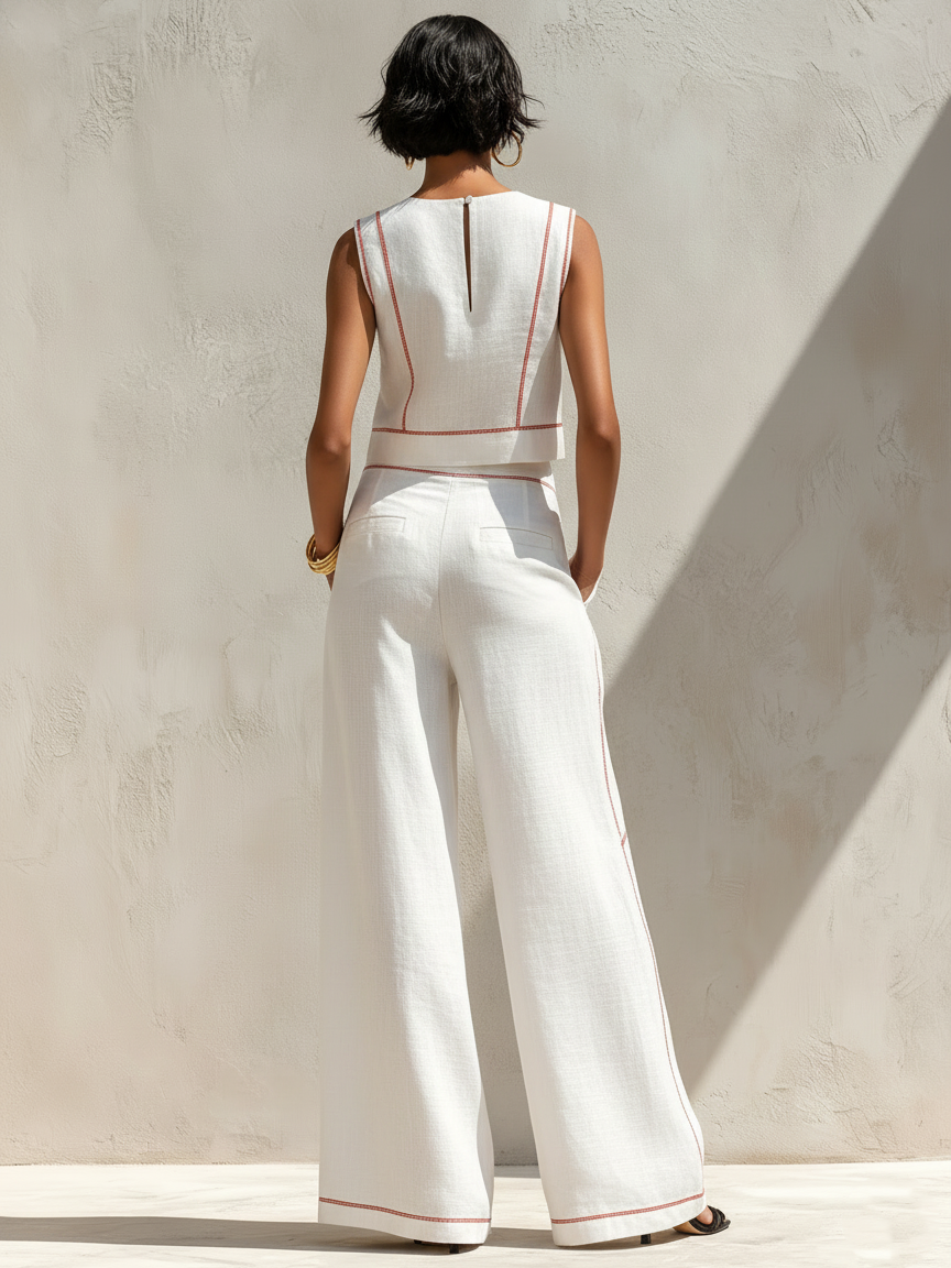 Harper | Linen Contrast Set