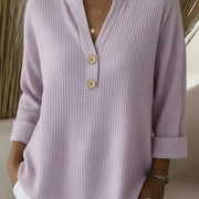 Lucinda | Henley Button Top