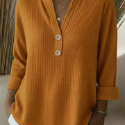 Lucinda | Henley Button Top