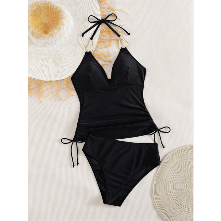 Gold-coloured Tankini