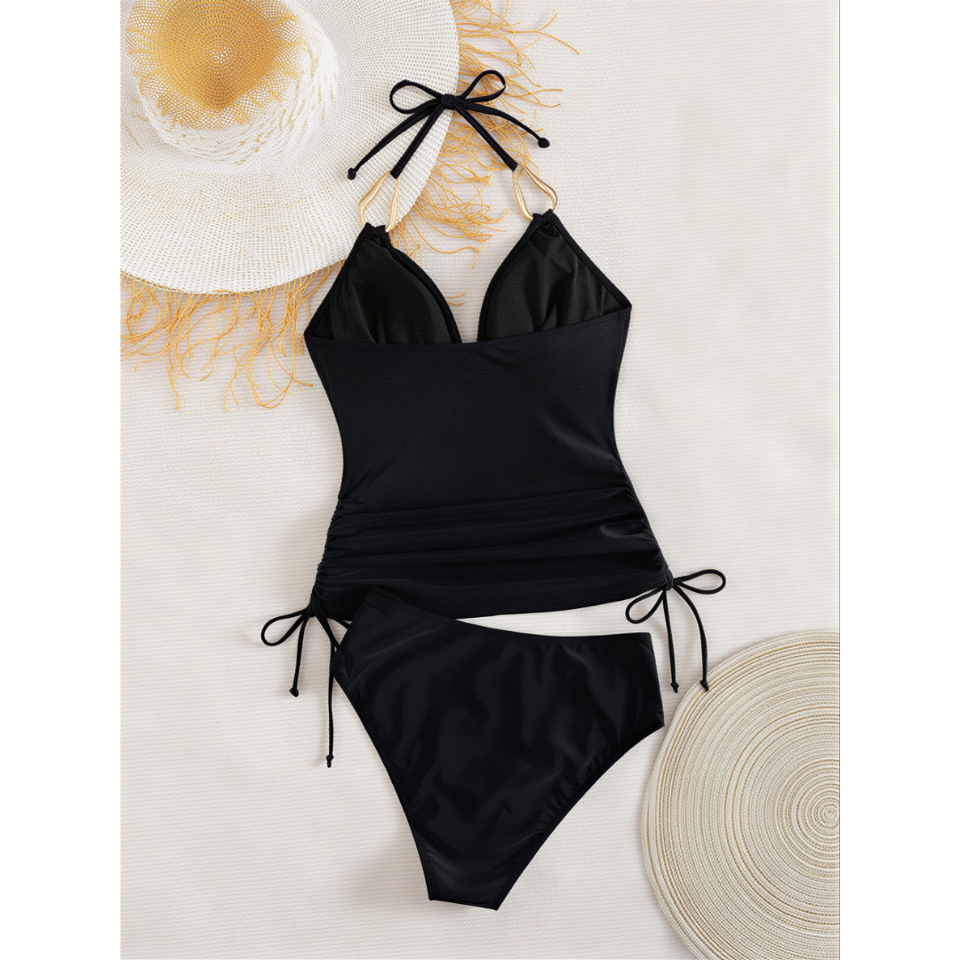 Gold-coloured Tankini