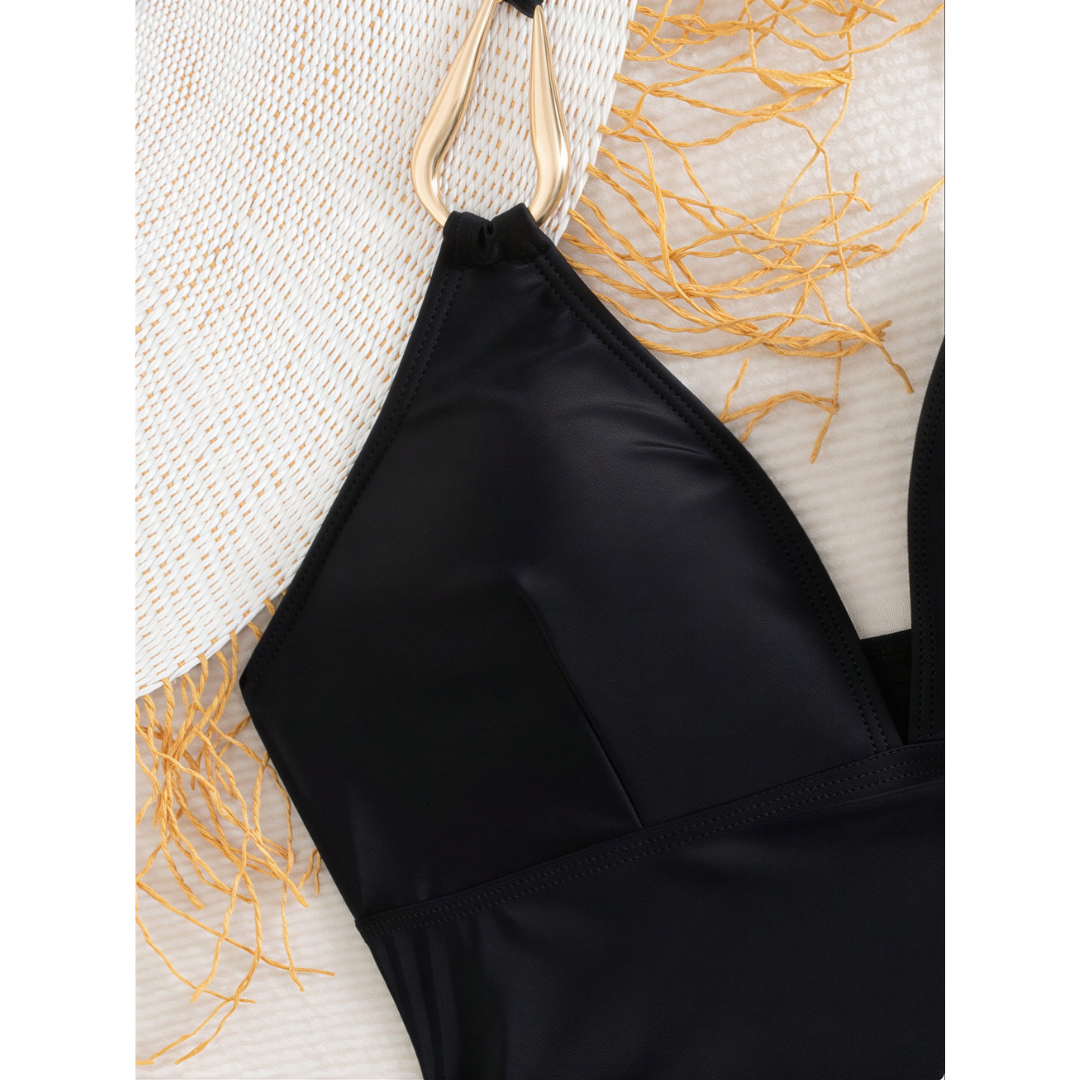 Gold-coloured Tankini