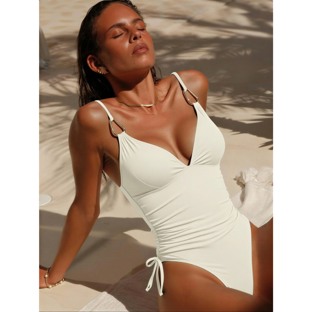 Gold-coloured Tankini