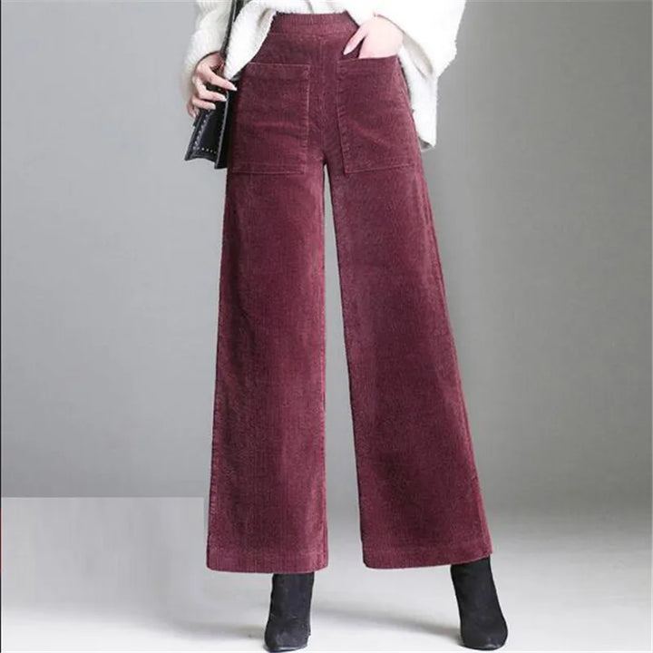 Livia | Retro korkeavyötäröiset flare-housut
