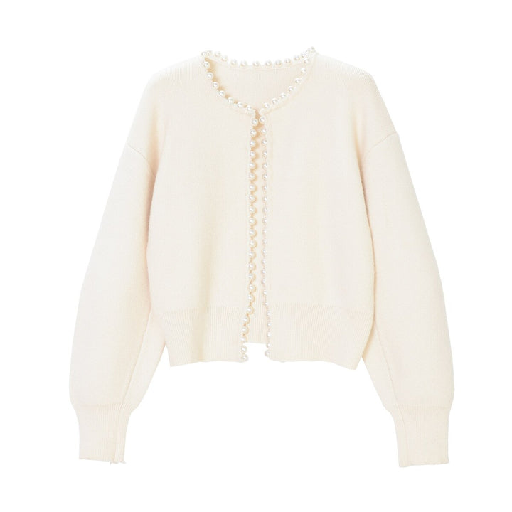 Vanessa | Cardigan raffinato con dettagli in perle
