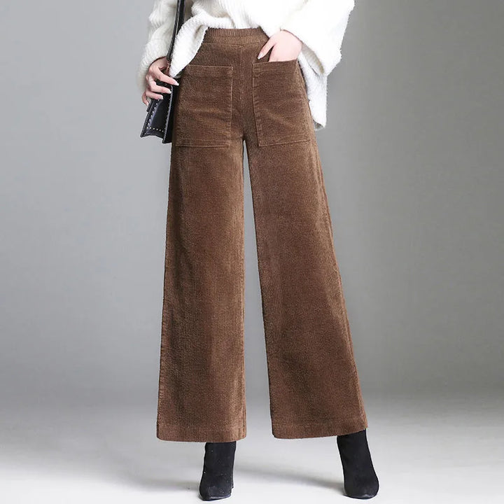 Livia | Retro korkeavyötäröiset flare-housut