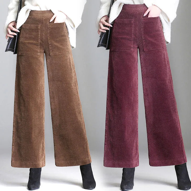 Livia | Retro korkeavyötäröiset flare-housut